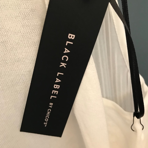 Chico's Black Label Pleated Sweater Tank - Picture 7 of 11